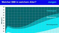 BMI-Tabelle: Jungen, BMI-Tabelle: Jungen