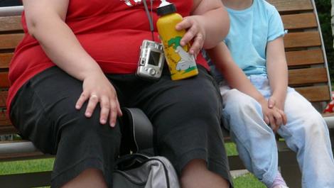 Dicke Frau, übergewichtige Frau