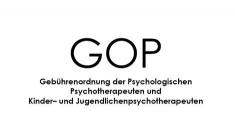 Gebührenordnung für Psychotherapeuten;, Gebührenordnung, Psychotherapeuten,