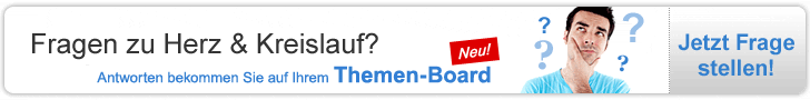 Fragen zu Herz- und Kreislauf-Erkrankungen? Antworten bekommen Sie auf Ihrem Themen-Board. Jetzt Frage stellen!